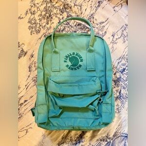 Fjallraven Kanken Backpack in Teal Green